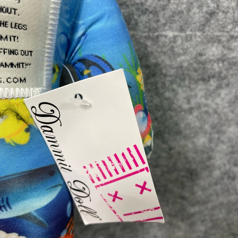 Dammit Doll Lift Aquatic Doll Stress Relief Gag Gift Therapy New Plush 12" Fish - Picture 5 of 8